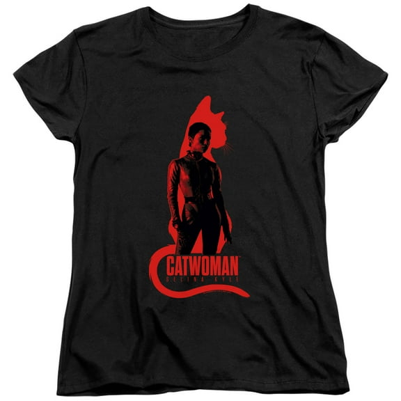The Batman (2022) Selina Kyle Cat Silhouette Women's T Shirt