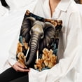 thumbnail image 6 of Elephant Decorative Bed Pillow Covers Throw Pillows Set with Unique Patterns for all Occasions - 16x16, 18x18, 20x20 inches - 2 Pack Pillow Inserts Included, 6 of 6