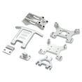 thumbnail image 2 of de actualización RC, soporte de amortiguador, parachoques de ala trasera para 124018 124019 1/12, modelo de vehículos de , Plata Hugo Piezas de actualización RC, 2 of 9