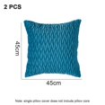 thumbnail image 2 of Fundas De Cojín Suaves Cuadradas Para Sofá Dormitorio Sala De Estar Cama Silla Paquete Sólido De 2, 2 of 5