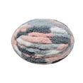 thumbnail image 4 of Thick Chunky Yarn Filling Polyester Yarn for Knitted Blanket Weaving Sweater Pink Gray, 4 of 8