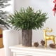 thumbnail image 4 of Simulación de Ramas y Bayas Rojas, Combinación de Agujas Navideñas, Arreglo Floral para Mesa, Adornos Decorativos para El Hogar, 4 of 6