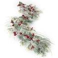 thumbnail image 4 of Sullivans Artificial Iced Pine and Berry Garland 66"L Green, 4 of 4