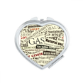 thumbnail image 1 of Gasoline Affects Paper Economy Mirror Travel Magnification Portable Handheld Pocket Makeup, 1 of 3