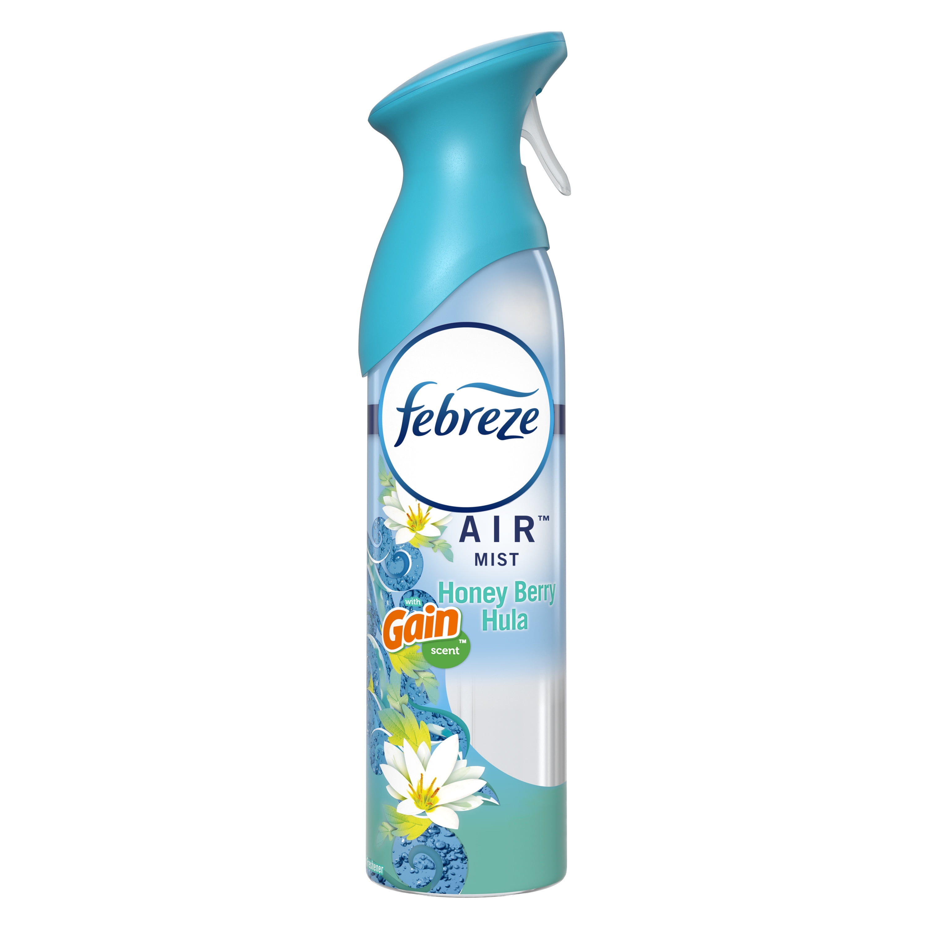 Febreze Odor-Fighting Air Freshener with Gain Honey Berry Hula Scent, 8 ...