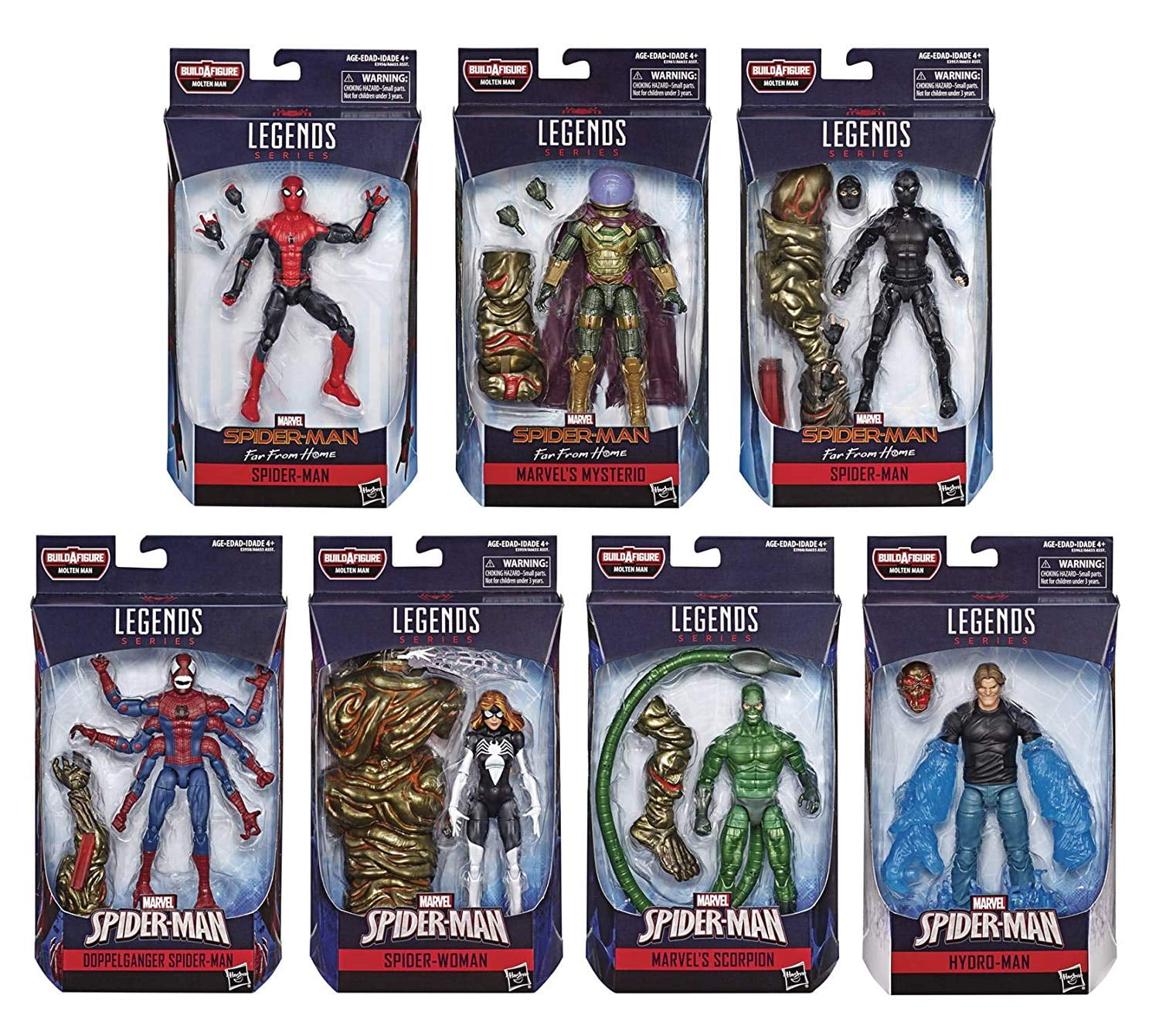 spiderman action figures 6 inch