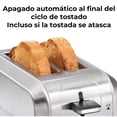 thumbnail image 4 of Tostador Hamilton Beach 2 Rebanadas Acero Inoxidable | Tostadora Función Bagel 7 Tonos Apagado Automático, 4 of 8