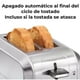 thumbnail image 4 of Tostador Hamilton Beach 2 Rebanadas Acero Inoxidable | Tostadora Función Bagel 7 Tonos Apagado Automático (Reacondicionado), 4 of 9