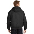 thumbnail image 2 of CornerStone Men’s Duck Cloth Hooded Work Jacket. J763H., Navy, 6XL, Big and Tall Work Outerwear, 2 of 5
