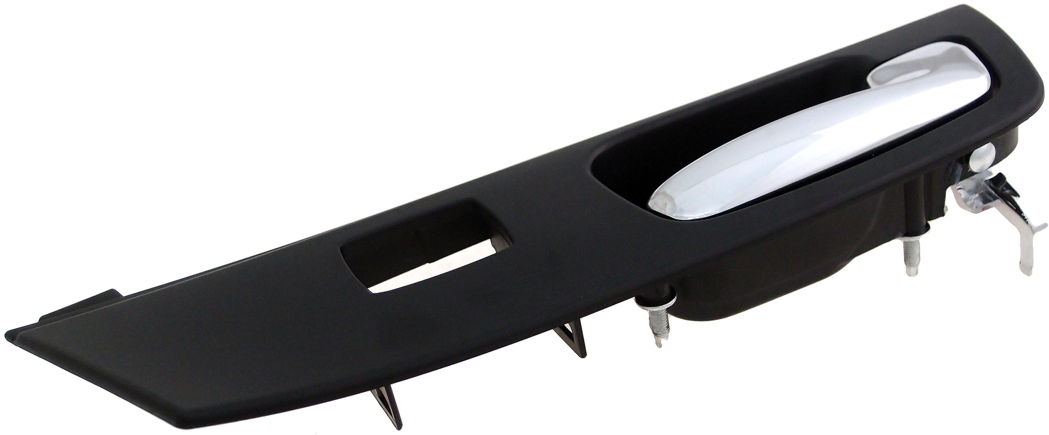 Dorman 81847 Front Passenger Side Interior Door Handle for Specific Cadillac Models, Black; Chrome