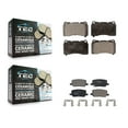 thumbnail image 1 of TEC Front Rear Ceramic Brake Pads Kit for Car 2017-2020 Tesla X S with Single Piston Caliper KTC-100729, 1 of 10
