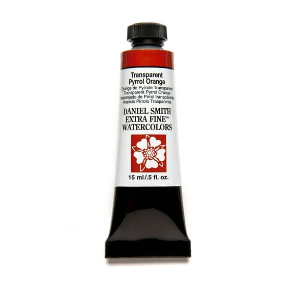 Daniel Smith Extra Fine Watercolor, 15 ml, Transparent Pyrrol Orange