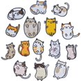 thumbnail image 1 of 15 Piezas Parches De Bordado De Animales, Lindos Parches Para Coser Con Plancha, Apliques De Gato Bordados Decorativos, Parche Adhesivo Para Ropa De Bricolaje, Camiseta J, 1 of 5
