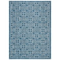 thumbnail image 5 of SAFAVIEH Courtyard Neville Geometric Tiles Indoor/Outdoor Area Rug, 2'7" x 5', Navy/Grey, 5 of 10
