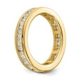 thumbnail image 4 of 14K Yellow Gold Ring Band Eternity Diamond Round Polished 2ct Channel Set , Size 8, 4 of 4