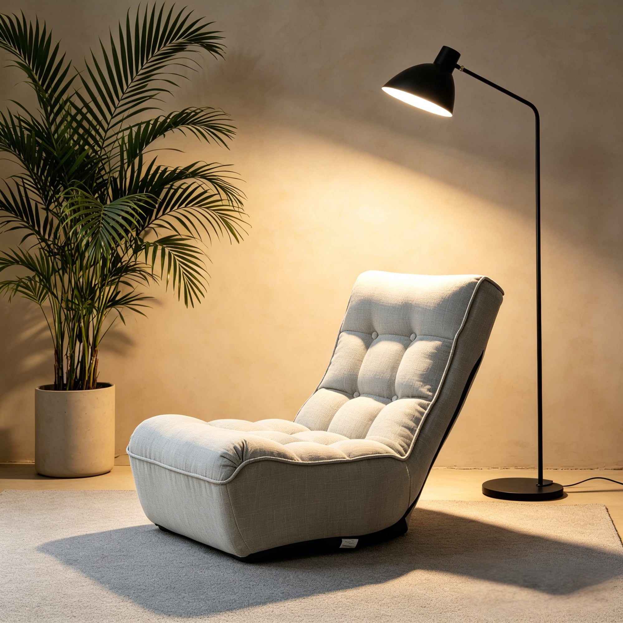 Single sofa reclining chair Japanese chair lazy sofa tatami balcony reclining chair leisure sofa adjustable chair