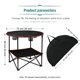 thumbnail image 2 of Mesa Plegable Para Acampar, Mesa De Pícnic Portátil Ligera, Mesa De Barbacoa Plegable Para Exteriores, Ideal Para Camping, Picnic, Playa, Senderismo qarigey OD013674-00, 2 of 6