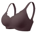 thumbnail image 2 of MINTREUS Women's Seamless Bras No Underwire Scalloped Push Up Bras Soft Wireless Comfort Bralettes Full Coverage, 2 of 8