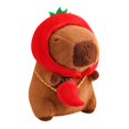 thumbnail image 5 of Rushawy Capybara Plush Toys Home Decor Soft Collectible Plush Capybara Doll for Gifts chili 28cm, 5 of 9