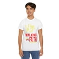 thumbnail image 7 of DJH Apparel | Out Here Walking By Faith Christian Unisex T-shirt, 7 of 7