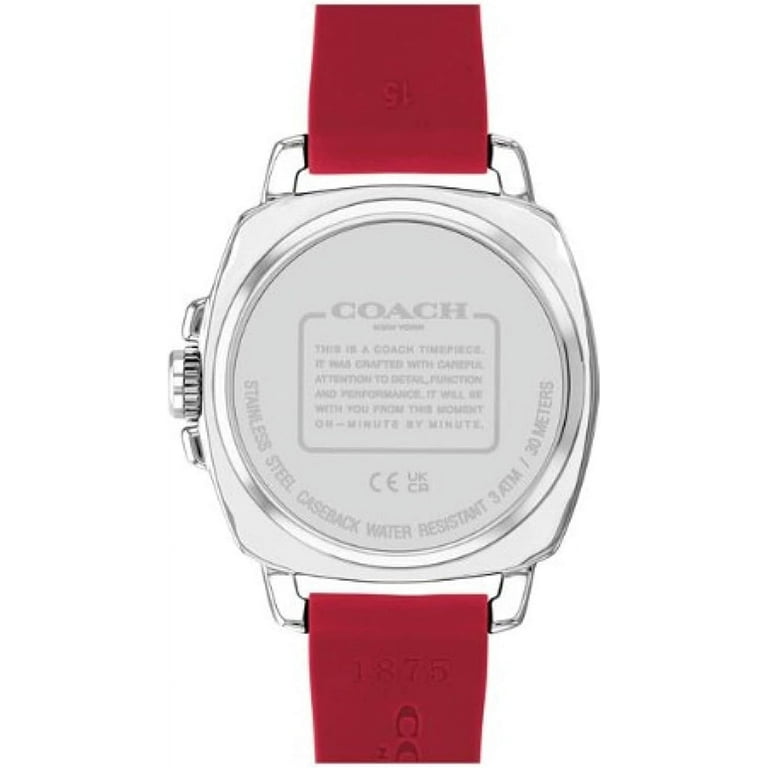 Coach discount watch red