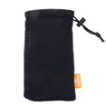 thumbnail image 2 of 15-Pack Nylon Mesh Drawstring Pouch Bag - 3.5 x 7.3 Inch Multi Purpose Outdoor Activity Pouch(Black), 2 of 8