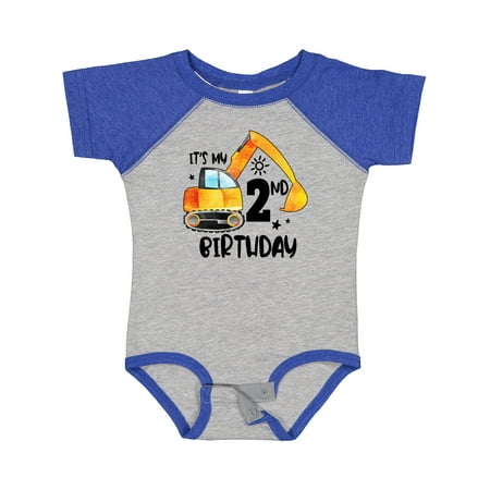 

Inktastic Construction Truck It s My 2nd Birthday Gift Baby Boy or Baby Girl Bodysuit