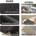 thumbnail image 5 of DEA Black Bathroom Rugs Non Slip Washable, Super Absorbent Thin Bath Mat Quick Dry Low Pile Bathroom Rug, Black 20''x48'', 5 of 17