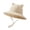 Z07-Beige, variant on LRen Kids Adjustable Fisherman Sun Hat with Wide Brim UPF 50  for Outdoor Beach Playground Summer Activities Lightweight Breathable Dark Blue
