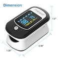 thumbnail image 7 of Mibest Bluetooth Pulse Oximeter - Blood Oxygen Saturation Monitor with App - SpO2, Pulse Rate, Respiration Rate, Plethysmograph and PI - Compatible with iOS & Android Smartphones - Free App, 7 of 7