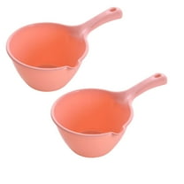 Inerposs Lightweight Plastic Water Ladle, Long Handle Kitchen Ladle, Sturdy Plastic Scoop for Washing, Easy to Use Bathroom Ladle for Adults, Versatile Water Pouring Tool