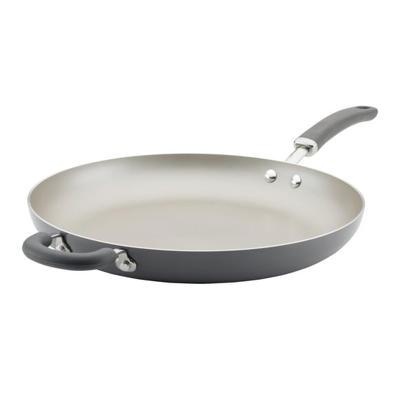 Rachael Ray Create Delicious 14.5" Nonstick Induction Frying Pan, Gray