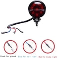 thumbnail image 5 of 12V Motorcycle Tail Lights Brake Light Red LED Rear Brake Lamp for Street Bike Chopper Bobber Cafe Racer Cruiser., 5 of 5