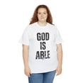 thumbnail image 5 of DJH Apparel | God Is Able Inspirational Christian Unisex T-shirt, 5 of 6