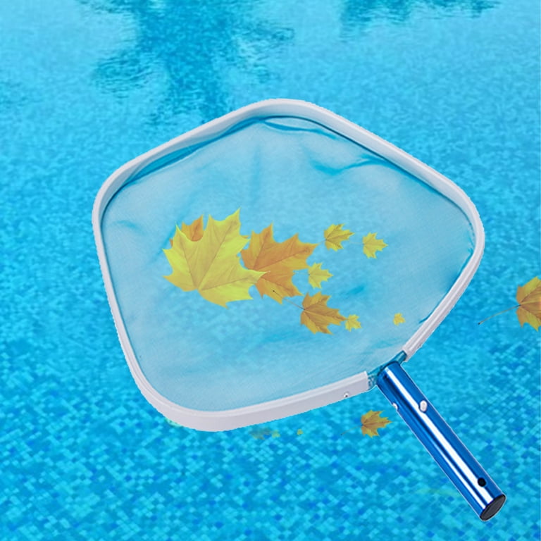 PRINxy Heavy Duty Pool Net Deep Bag Swimming Pool Cleaner Supplies Pool  Skimmer Leaf Cleaning Pool Rake Fine Mesh Net Blue 