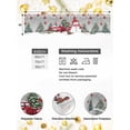 thumbnail image 4 of Grey Christmas Mantel Scarf Fireplace Decorations for Living Room, Xmas Snowman Truck Tree Balls Fireplace Mantel Scarf Cover Runner for Halloween/Thanksgiving/Christmas Decor 60"x17", 4 of 6