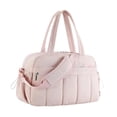 thumbnail image 3 of Bolsa de gimnasio para mujer, ideal para artículos de aseo, práctica y moderna bolsa de viaje para actividades al aire libre. Rosa, 3 of 8