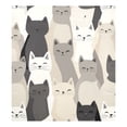 thumbnail image 6 of Yayeee Magnetic Dishwasher Cover for The Front Decoration Home Kitchen Machine Sticker Protector, Beige Cute Cats, 6 of 6