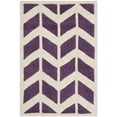 thumbnail image 2 of SAFAVIEH Chatham Easton Geometric Wool Area Rug, Purple/Ivory, 2' x 3', 2 of 8