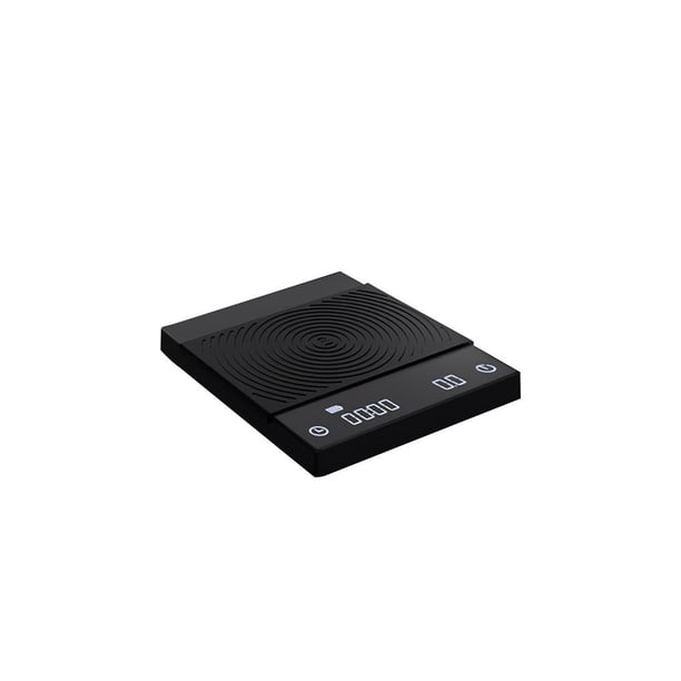 Yuarrent Balanzas de café inteligentes con temporizador Balanzas de cocina electrónicas Pantalla digital LED de café de alta precisión con Juegos de servir café y té Negro Yuarrent HA024942-02