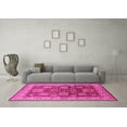 thumbnail image 3 of Ahgly Company Indoor Round Oriental Pink Traditional Area Rugs, 4' Round, 3 of 4
