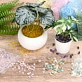 thumbnail image 4 of Uxcell Assorted Tumbled Chips Stone, 5-7 mm Crushed Quartz Pieces for Decor, 4 of 6