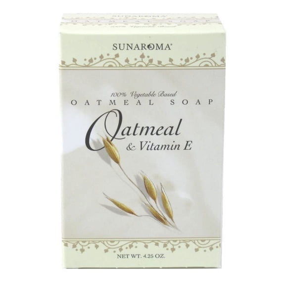 Sunaroma Oatmeal & Vitamin E Bar Soap (Pack of 6)