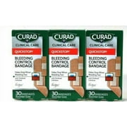 Curad Clinical Care Quickstop Bleeding Control Bandage 30ct. 3 Pack
