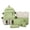 GN1, variant on ibiyuan School Backpacks Nylon Two Tone Spacious 5 In 1 Lightweight School Bag Set for Ages 5th 6th 8th 10th, Middle Elementary, High School, Daily Outings