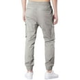 thumbnail image 4 of ketyyh-chn99 Pajama Pants For Men Men's Cotton Relaxed Fit Full Elastic Waist Twill Pants, 4 of 5