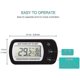 thumbnail image 5 of Digital Fridge Thermometer, Waterproof Freezer Thermometer With Hook, Easy To Read Lcd Display, Max/min Record Function, Great For Home Black, 5 of 5