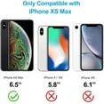 thumbnail image 2 of Case for iPhone Xs Max (6.5 inch), Shockproof Cover Case for iPhone Xs Max Simplicity Back Case, Durable Protective Phone Case, Black, 2 of 13