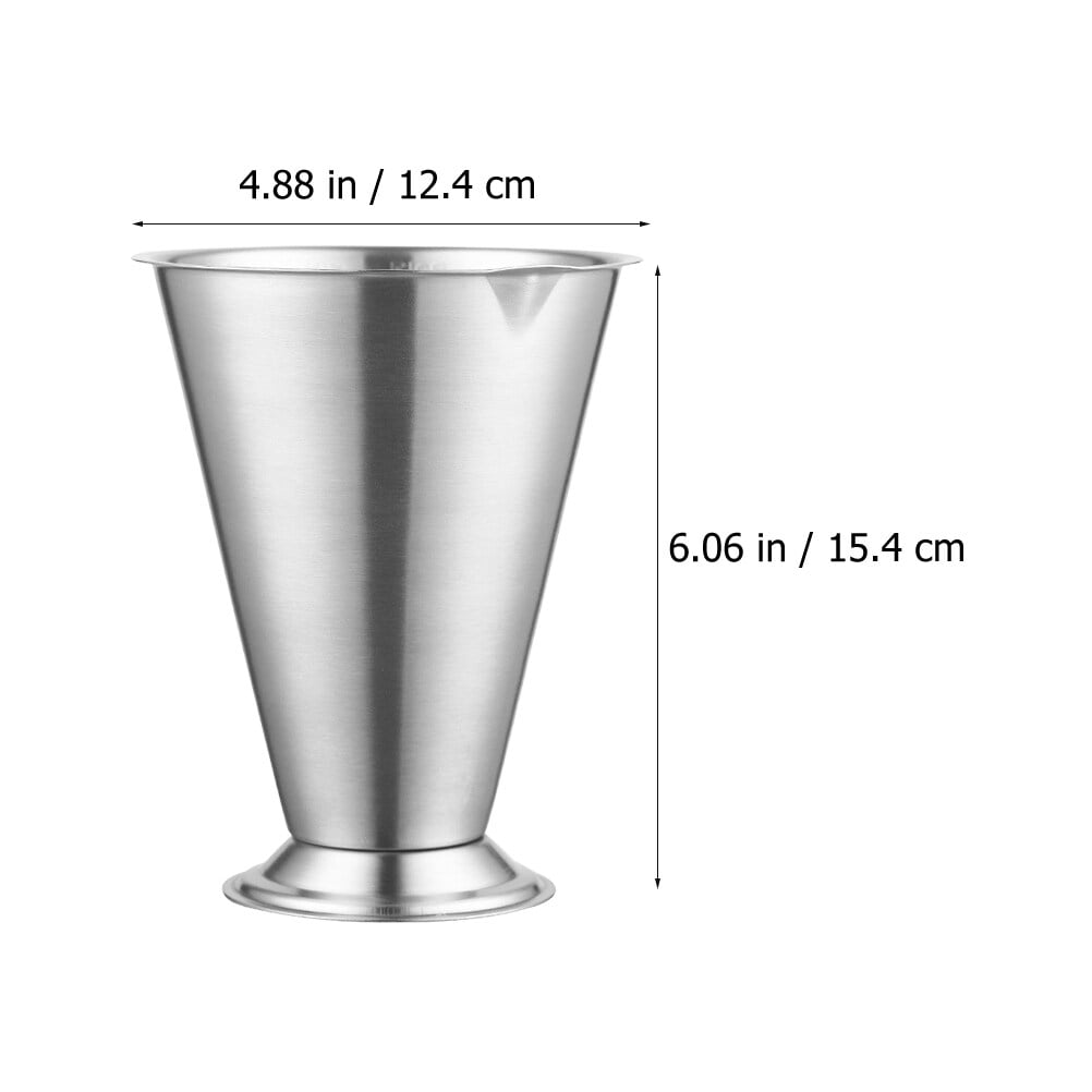 Stainless Steel Flour Measuring Jug Measurement Scale Mixed Drink Measure Cup