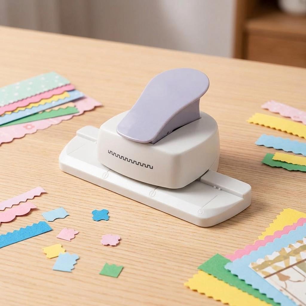 Sharprepublic Border Paper Decorative Border Lightweight Card Puncher Embossing Paper Punches Purple